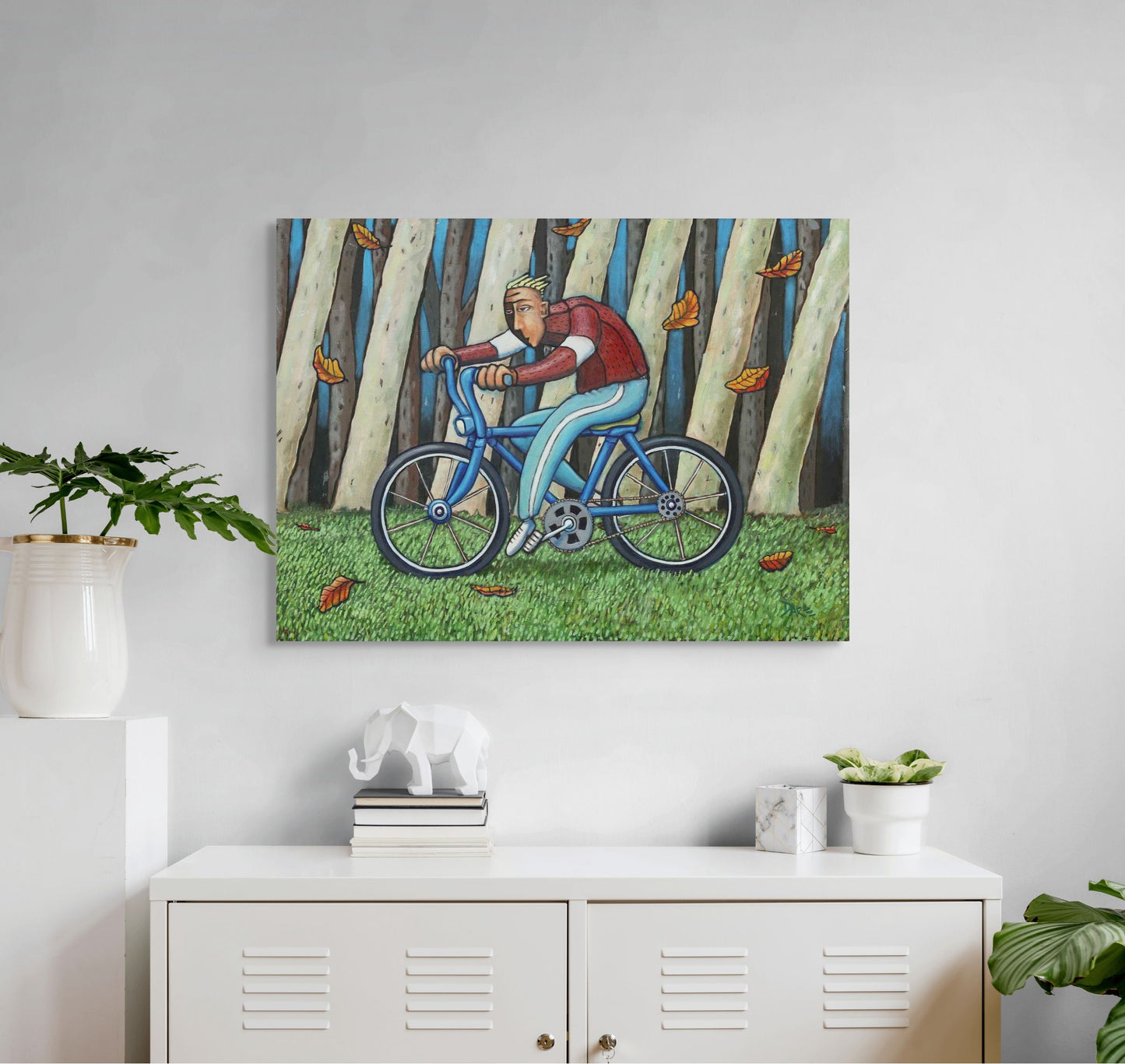 AN AUTUMN RIDE - Original Artwork