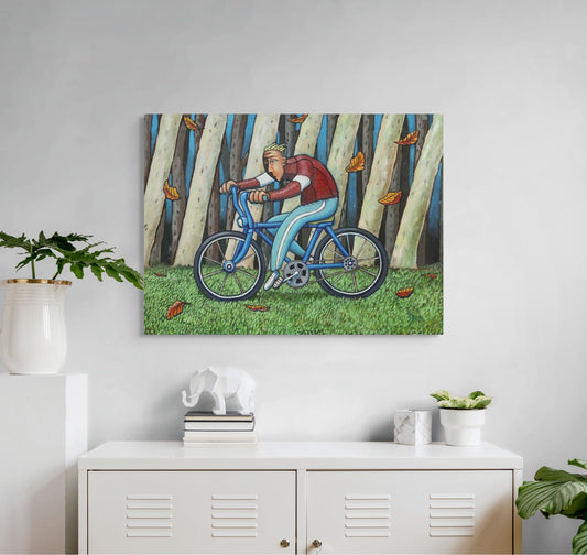 AN AUTUMN RIDE - Original Artwork