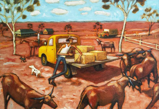 A BEER AT FEEDING TIME