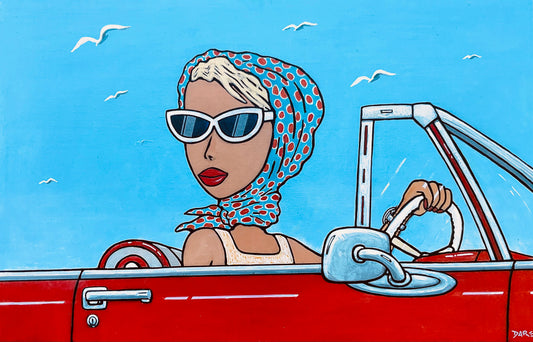 SUMMER GIRL CRUISING - Original Artwork