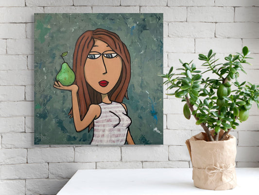 A SIMPLE PEAR - Original Artwork