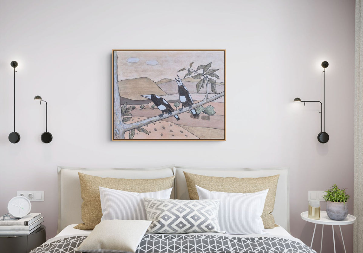 Magpies calling